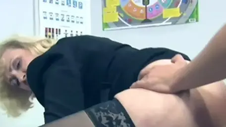 European in stockings sucking cock