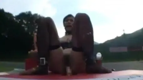 Japanese granny cumshot HD