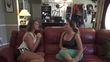 Many Vids - Coco Vandi next to Clover Baltimore threesome