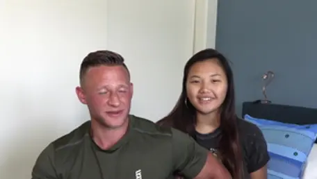 Hot Guys Fuck - Asian Michelle Anderson cowgirl sex in HD