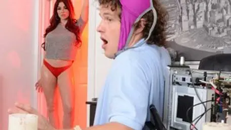 Monster Curves: Redhead Skyla Novea handjob