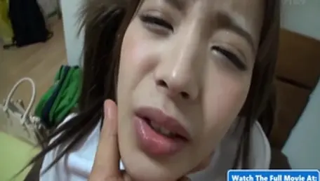 Japanese stepsister wishes for steamy rough fucking