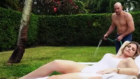 Pure Mature: Blonde haired Cory Chase got fucked hard outdoors