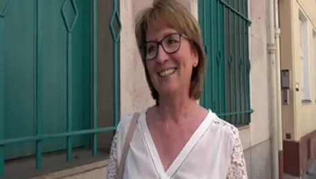 Hardcore sex in company with busty french babe