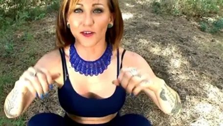 MILF ass to mouth outdoors HD