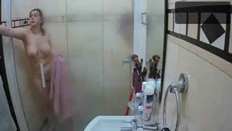 In the shower chubby greek HD