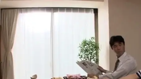 Hard slamming starring very cute japanese mature