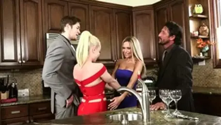 Screw My Wife Club - Fucking accompanied by blonde
