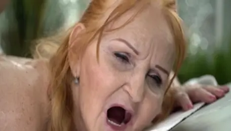 Hard ramming along with chubby granny
