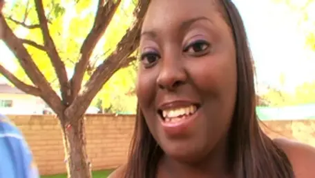 Busty ebony BBW ass pounded