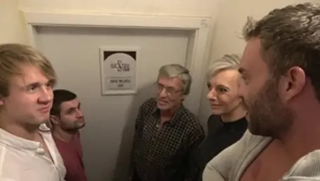 Group sex in club
