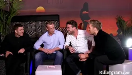 Group sex escorted by blonde babe Victoria Summers