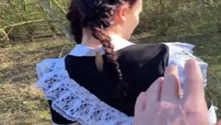 European brunette has a thing for sex in HD
