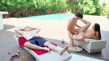 MommyGotBoobs: Alex D & Rachel Starr cheating outdoors