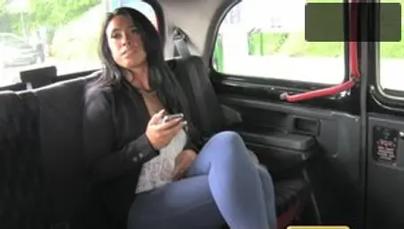 Fake Taxi - British cougar showing natural tits