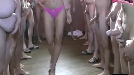 Busty deutsch amateur feels in need of gangbang