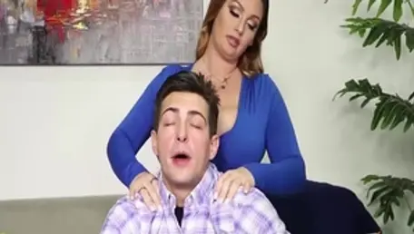 Chubby brunette hardcore sucking cock