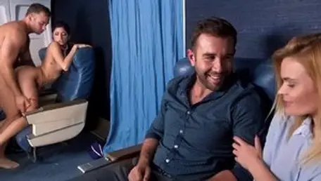 Sneaky Sex: Natural Nikki Knightly enjoys hard slamming