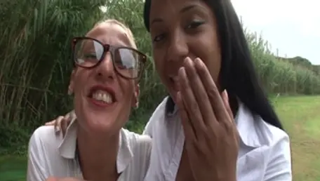 French teen tease natural tits