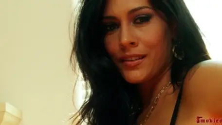 Slamming hard between hot brunette Noma Hill