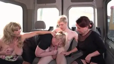 MatureVan: BBW lusts group sex in HD
