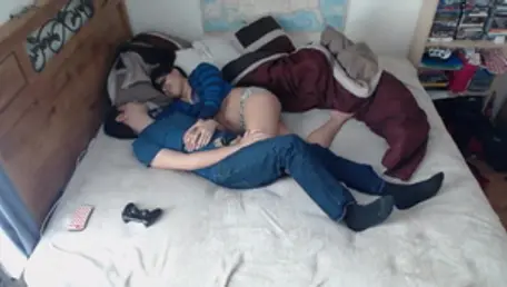 Very hot pakistani lesbian teen having fun after classes