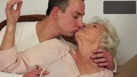 Hard sex along with granny
