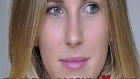 Super sensual & young blonde babe POV ass to mouth