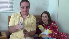 Скинни Молли Джейн кончает в рот