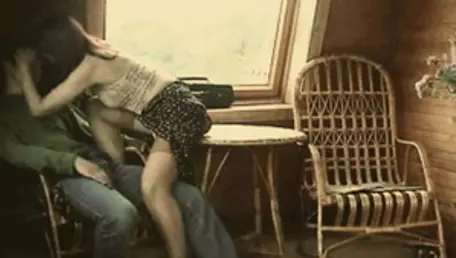 Lustful russian romantic dick sucking