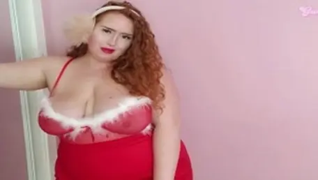 Pregnant mature creampied on the Christmas