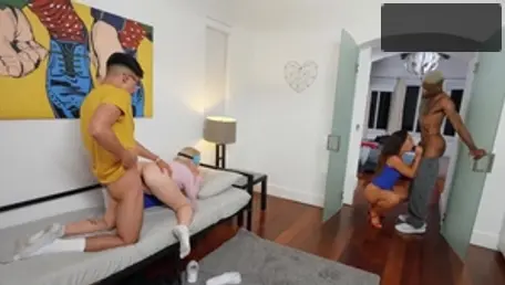 BRAZZERS Exxtra - Kelsi Monroe in sexy thongs blindfolded