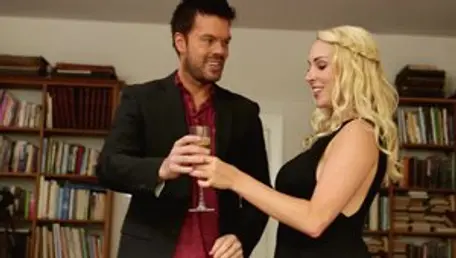 Joy Bear: Victoria Summers next to Ryan Ryder on the table